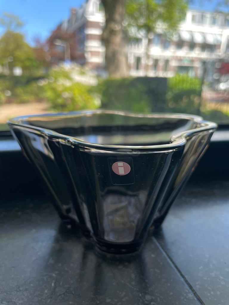 Iittala Alvar Aalto schaaltje linnen, Huis en Inrichting, Woonaccessoires | Schalen en Manden, Ophalen of Verzenden, Nieuw, Rond