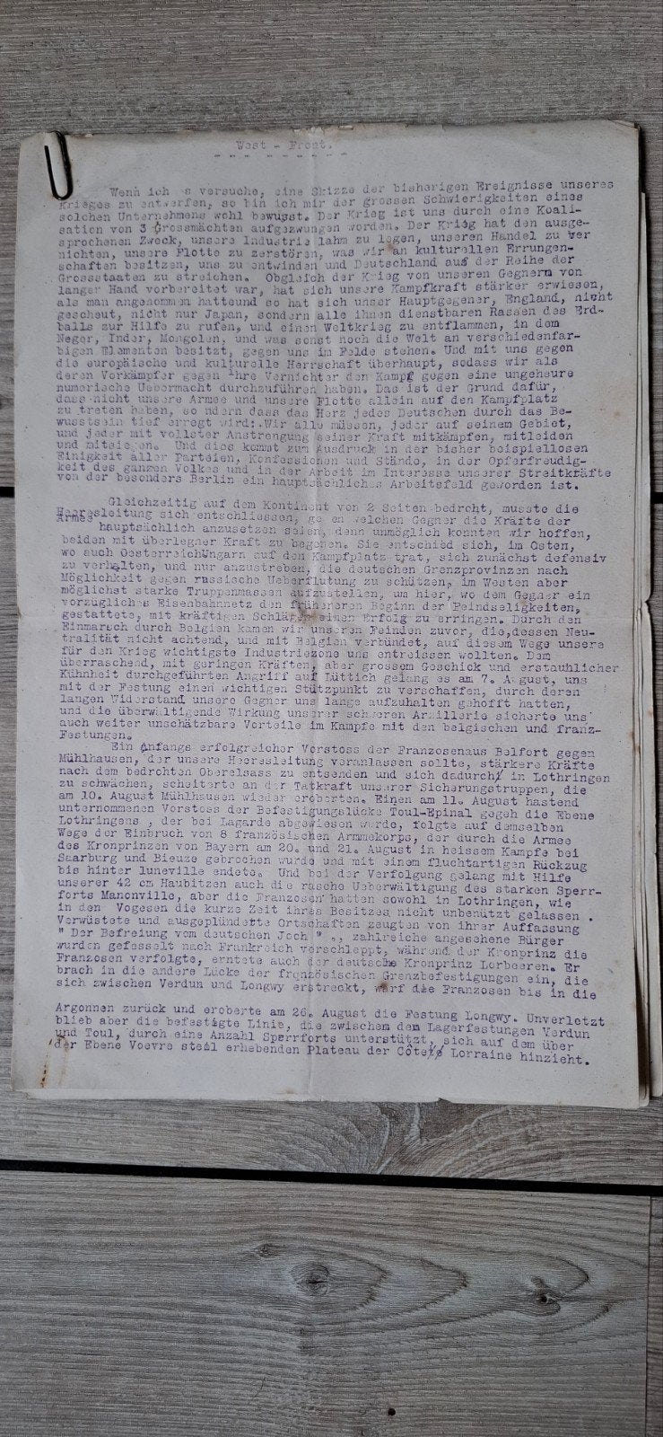 6 originele Duitse oorlogsbladen - West- en Oostfront, Ophalen of Verzenden