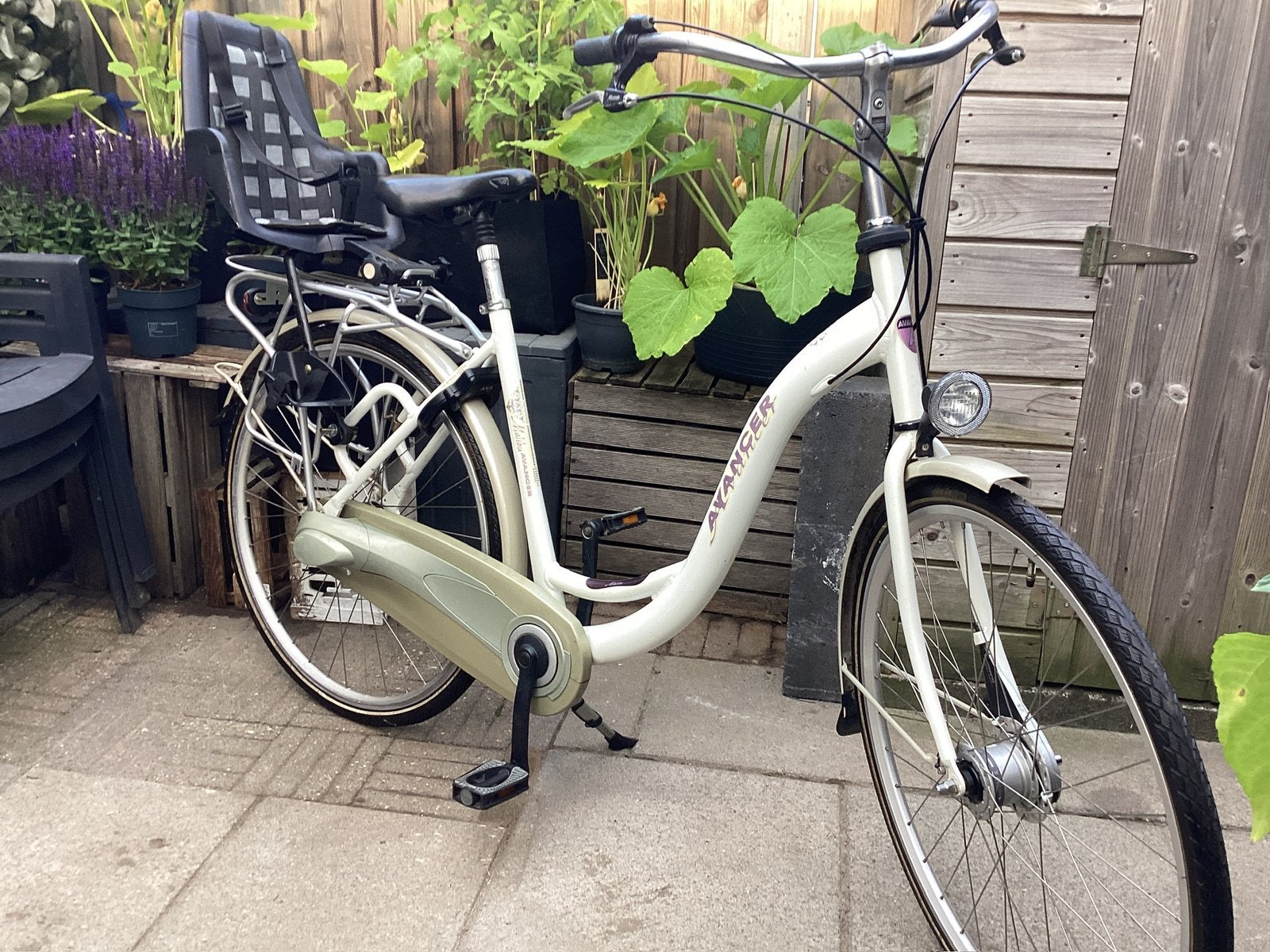 Prachtige en zeer goede moederfiets incl bobike kinderzitje!, Fietsen en Brommers, Fietsen | Dames | Moederfietsen, Overige merken