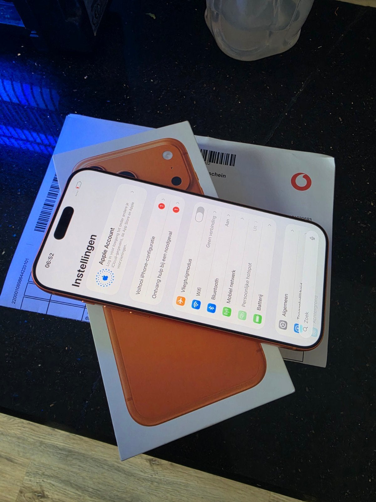 Apple iPhone 17 Pro Max 256GB Oranje zeer netjes metgarantie, Telecommunicatie, 256 GB, Ophalen of Verzenden, Zo goed als nieuw