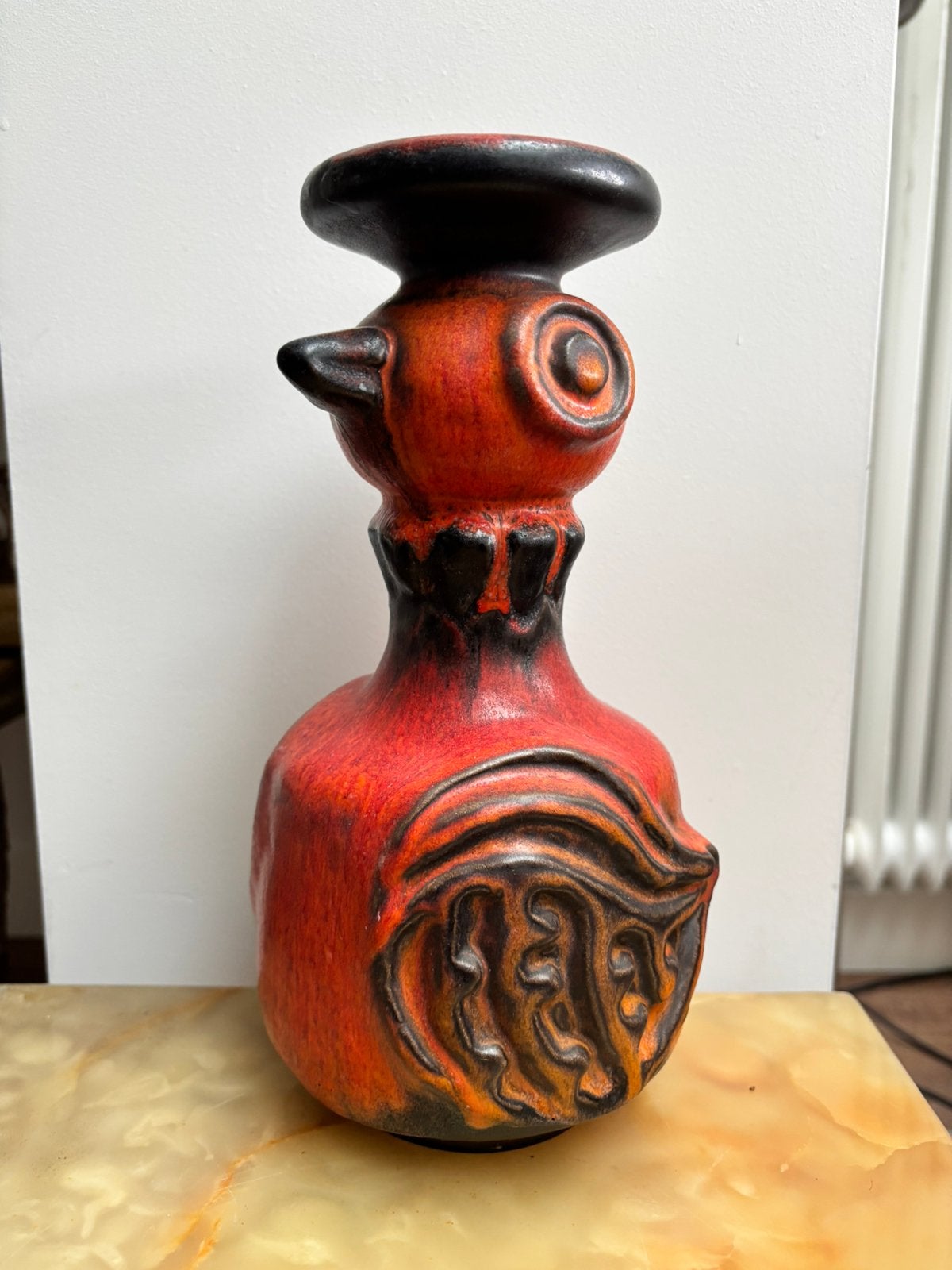 Vintage kandelaar Carstens Tönnieshof Keramik West-Germany, Ophalen of Verzenden, Keramiek of Aardewerk