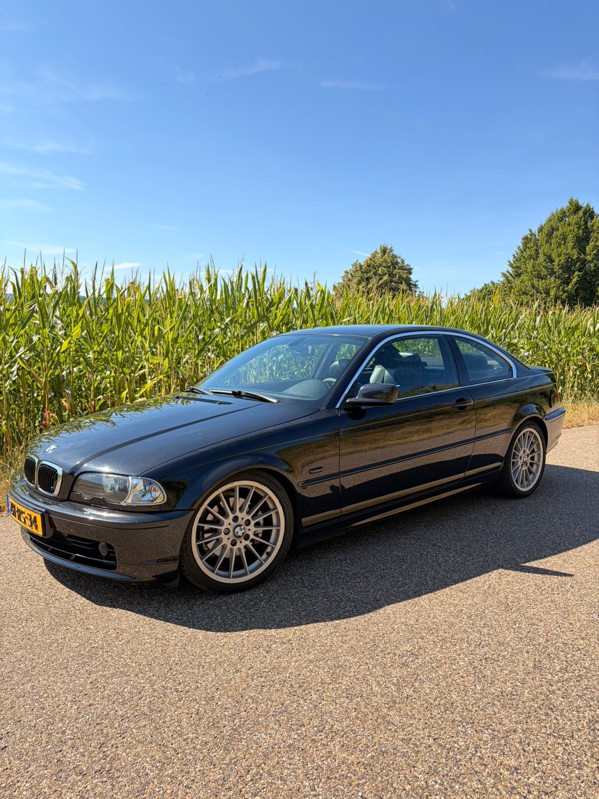 BMW 3-Serie E46 328CI | M3 Interieur | Style 32 | H&K Audio, Auto's, Zwart, 1350 kg, Zwart, Handgeschakeld