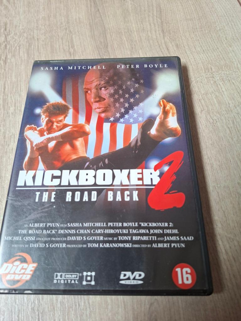 Kickboxer 2: The Road Back DVD - Actiethriller, Vanaf 16 jaar, Ophalen of Verzenden, Gebruikt, Actiethriller