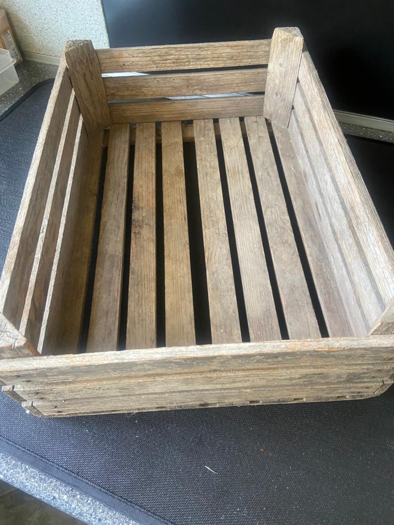Oud houten kratje., Antiek en Kunst, Ophalen of Verzenden