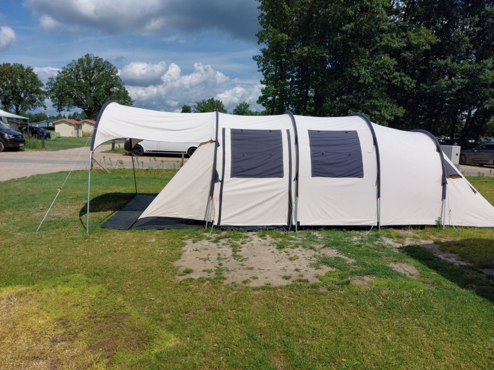 Obelink tunneltent 4 persoons, Caravans en Kamperen, Tenten, Ophalen, Zo goed als nieuw, Tot en met 4