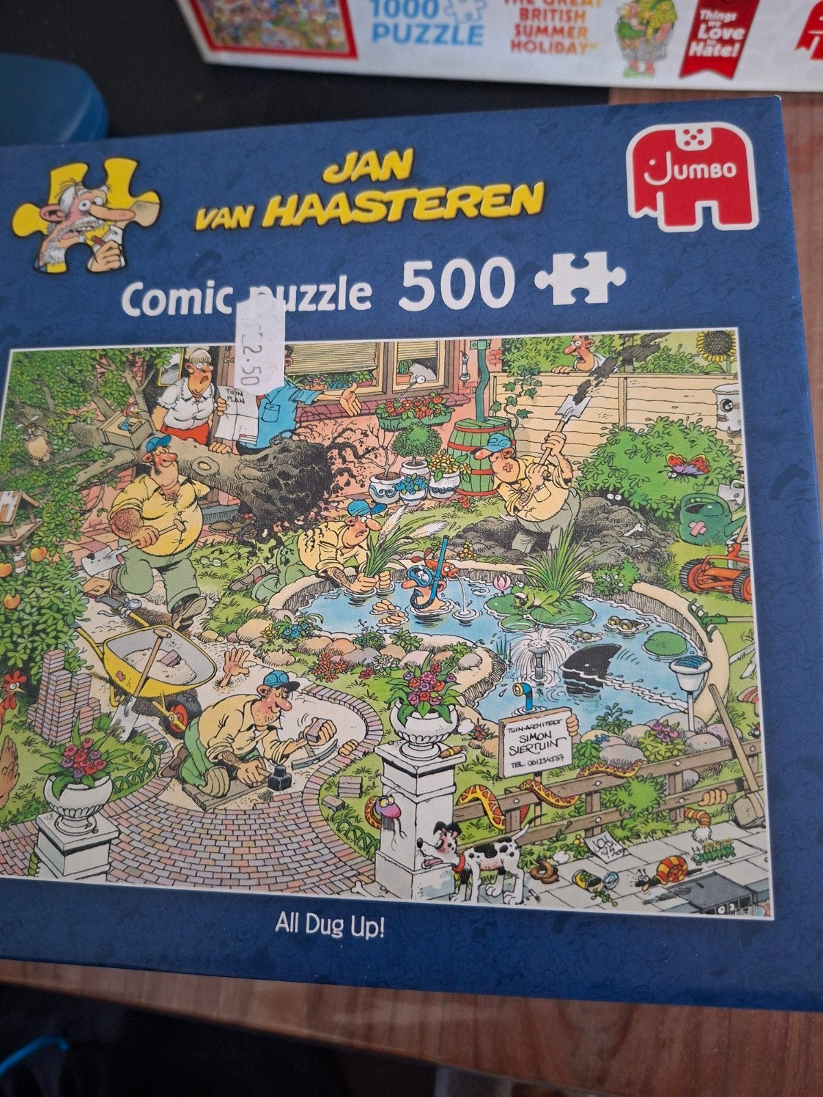 Jan van Haasteren puzzel "All Dug Up" - 500 stukjes, Ophalen of Verzenden, Meer dan 50 stukjes, Zo goed als nieuw, 6 jaar of ouder
