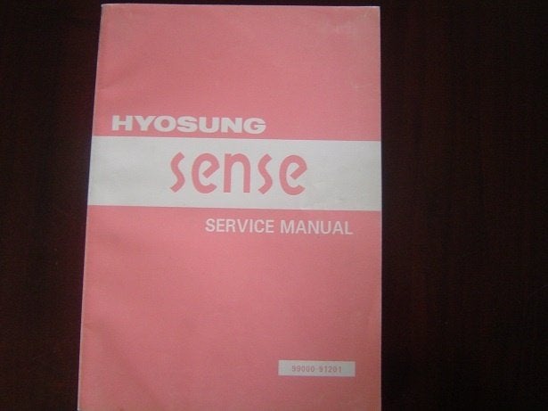 Hyusong Sense  SD50 1999 scooter service manual, Ophalen of Verzenden, Gebruikt