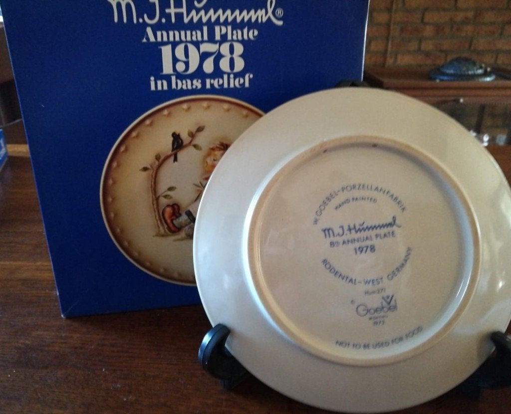 Hummelbord groot 1978, Ophalen, Zo goed als nieuw, Hummel