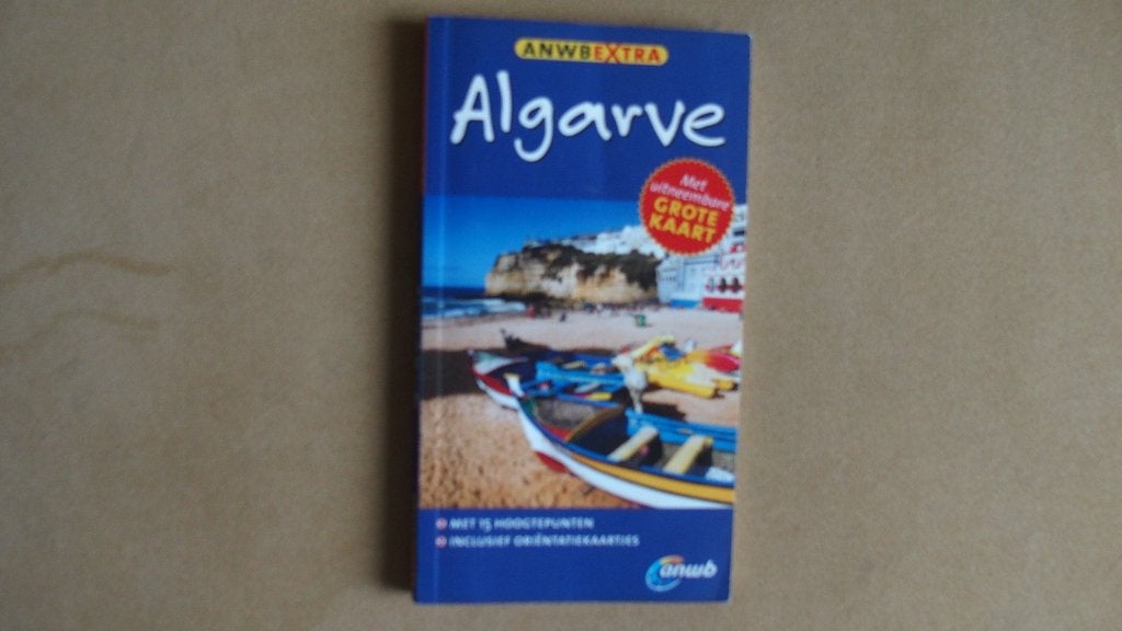 Algarve ANWBextra - Met uitneembare grote kaart, Europa, Ophalen of Verzenden, Zo goed als nieuw, Reisgids of -boek