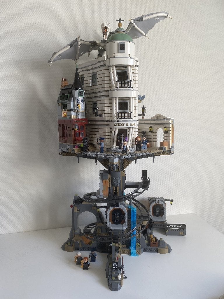 Lego 76417 Gringotts bank + 40598 Gringotts kelders, Ophalen, Lego, Harry Potter, Zo goed als nieuw