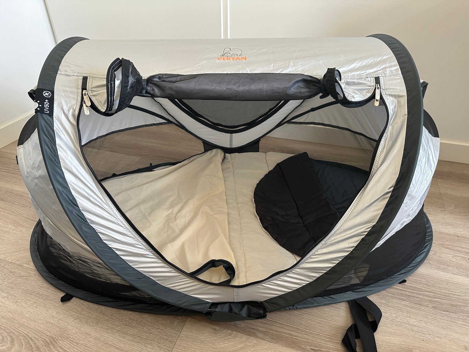 Deryan peuter campingbed - pop up met extra matras, Ophalen of Verzenden, Nieuw, Reisbedje