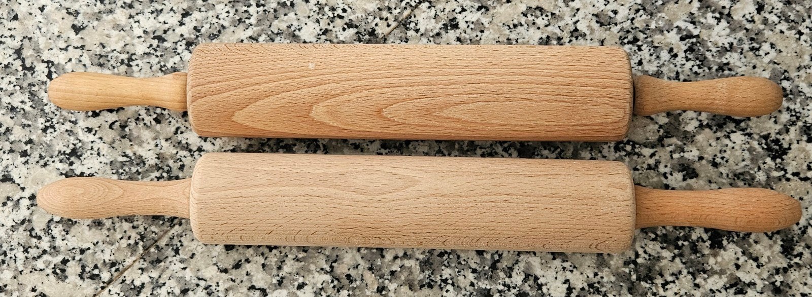 Houten deegroller - set van 2, Hout, Ophalen of Verzenden, Bruin, Overige typen