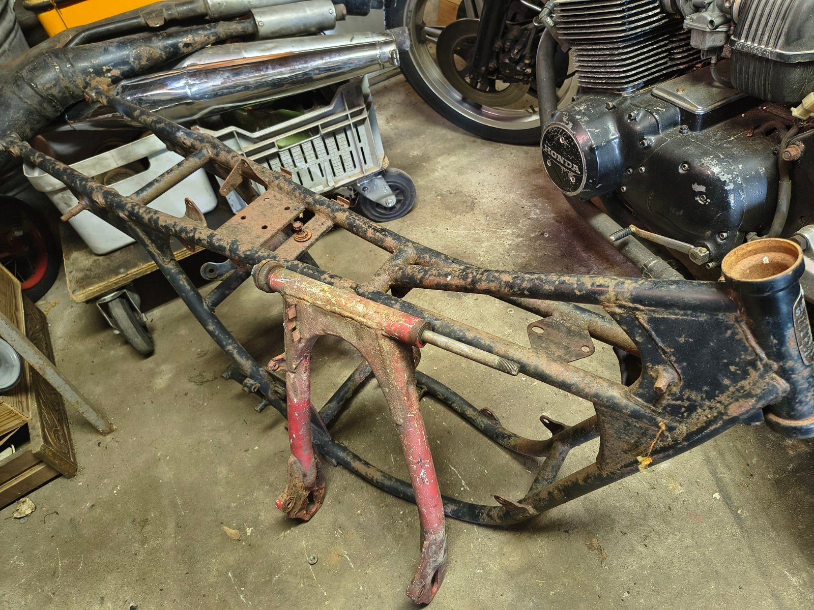 Suzuki T500, Ophalen