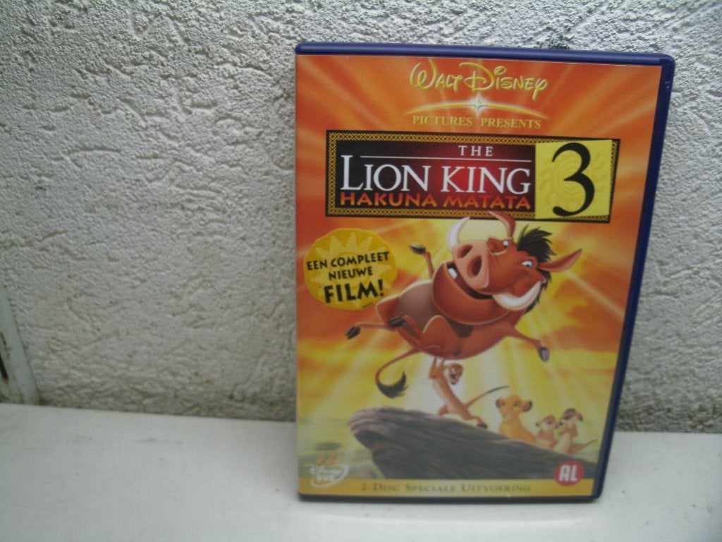 dvd 300k lion king 3, Alle leeftijden, Ophalen of Verzenden, Zo goed als nieuw, Europees