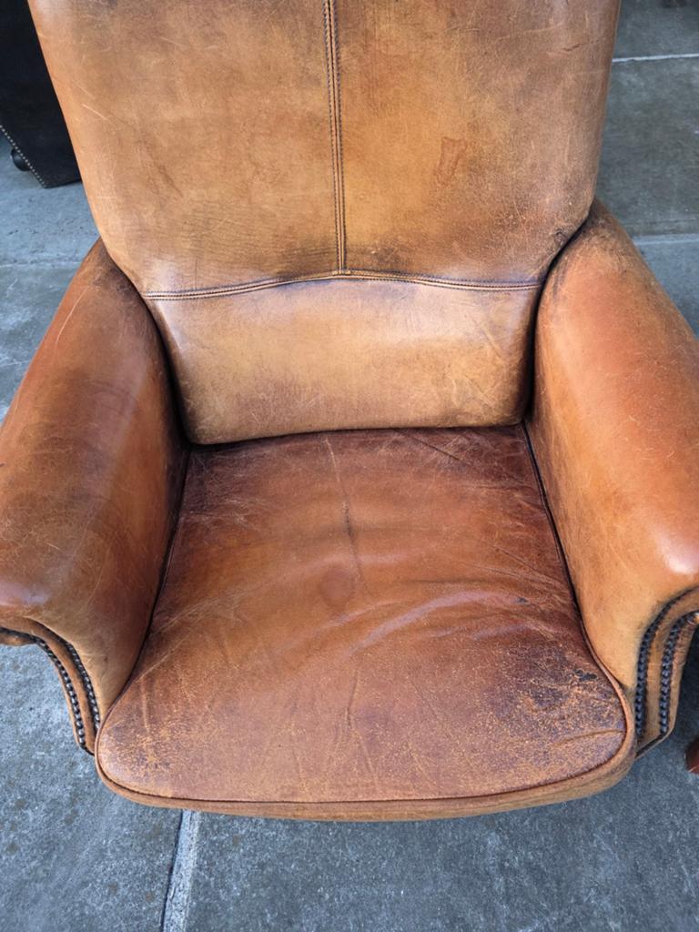 2 schapenleren DNG fauteuils + BEZORGING GRATIS, Ophalen of Verzenden