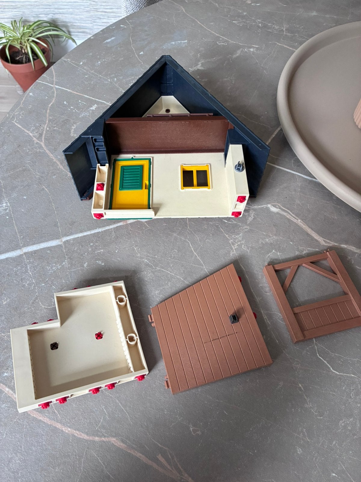 Onderdelen jagershuisje., Kinderen en Baby's, Speelgoed | Playmobil, Gebruikt, Gebouw, Losse onderdelen, Ophalen of Verzenden