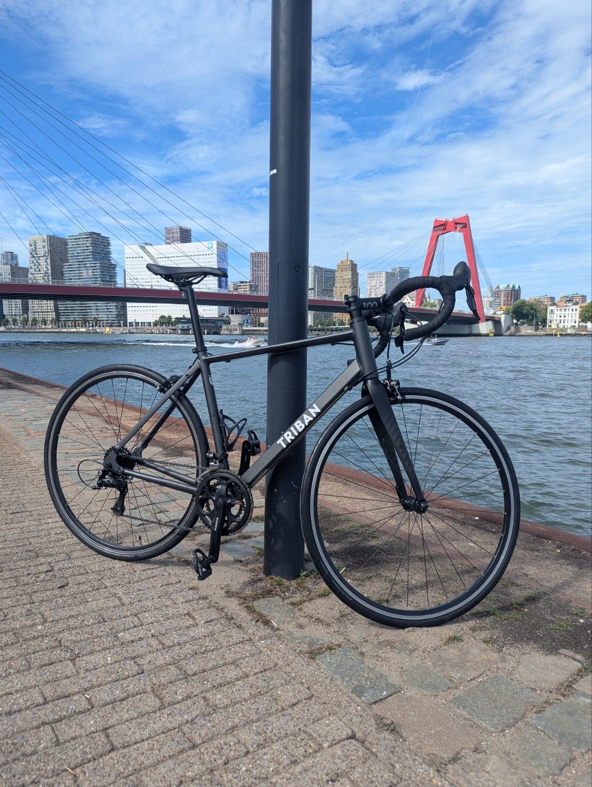 Decathlon Triban RC120 Racefiets - maat M, 28 inch, Gebruikt, Aluminium, 15 tot 20 versnellingen