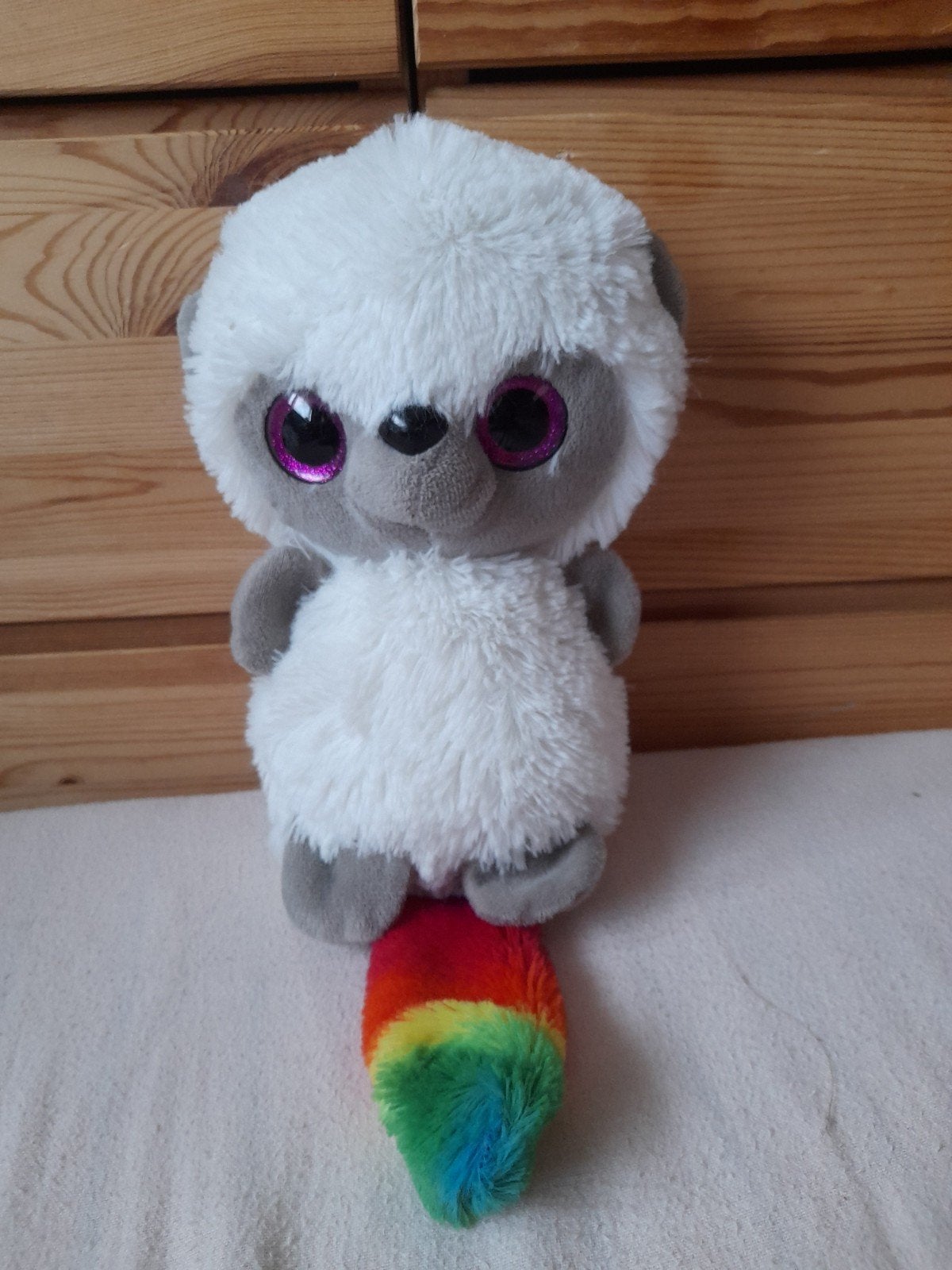 Ty Beanie Boo Pinguïn met Grote Glitters Ogen, Pinguïn, Overige karakters, Ophalen of Verzenden, Zo goed als nieuw