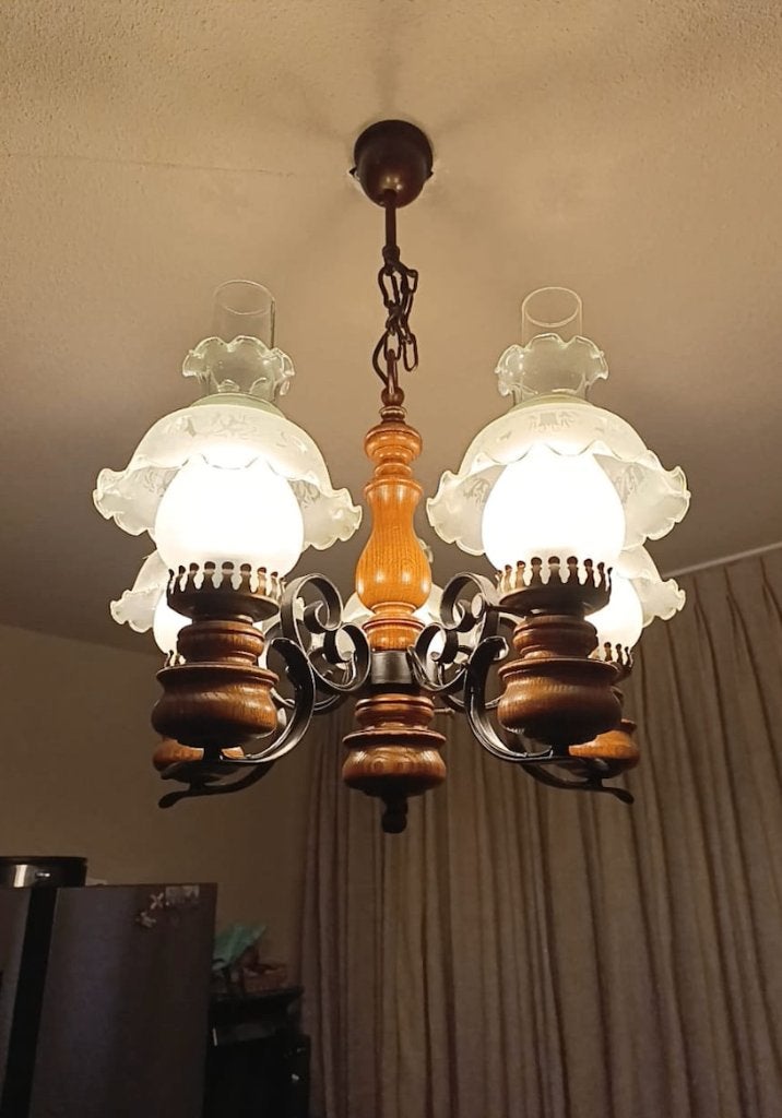 Oude Hanglamp, Antiek en Kunst, Ophalen