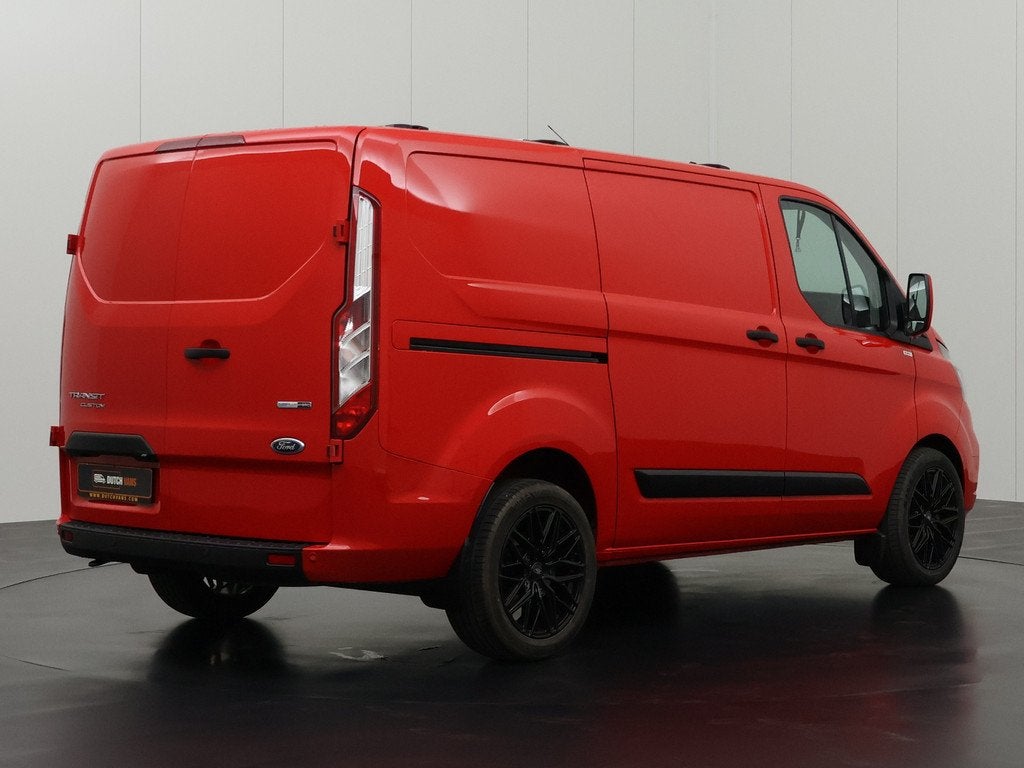 Ford Transit Custom 2.0TDCi 130PK Raptor Sport | Navigatie |, Auto's, Bestelauto's, Stof, Gebruikt, Multifunctioneel stuurwiel