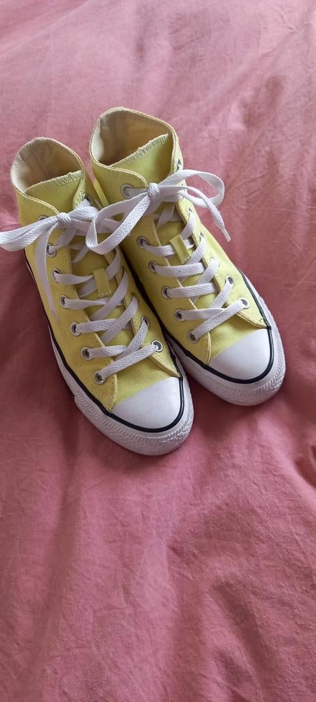 Gele Converse All Star sneakers - Maat 37, Geel, Converse, Ophalen of Verzenden, Sneakers of Gympen
