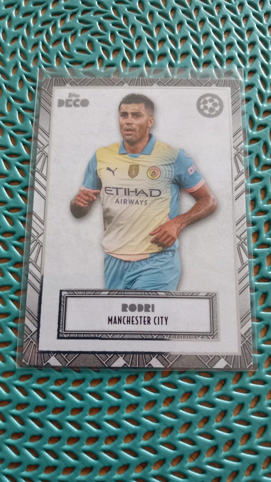 Rodri Manchester City Topps Deco Spelerskaart, Verzenden, Zo goed als nieuw, Buitenlandse clubs, Spelerskaart