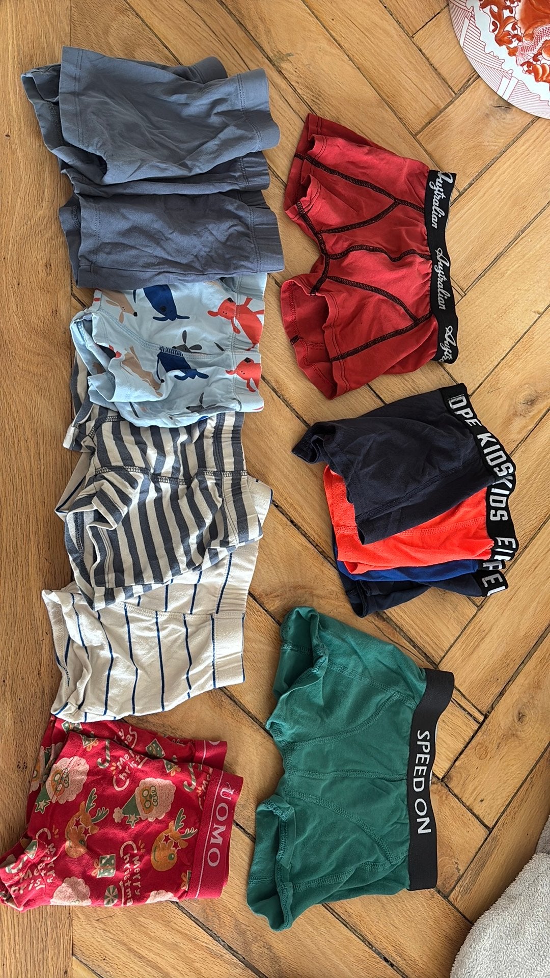 12 onderbroeken maat 110/116, Ophalen of Verzenden, Gebruikt, Jongen, Nacht- of Onderkleding