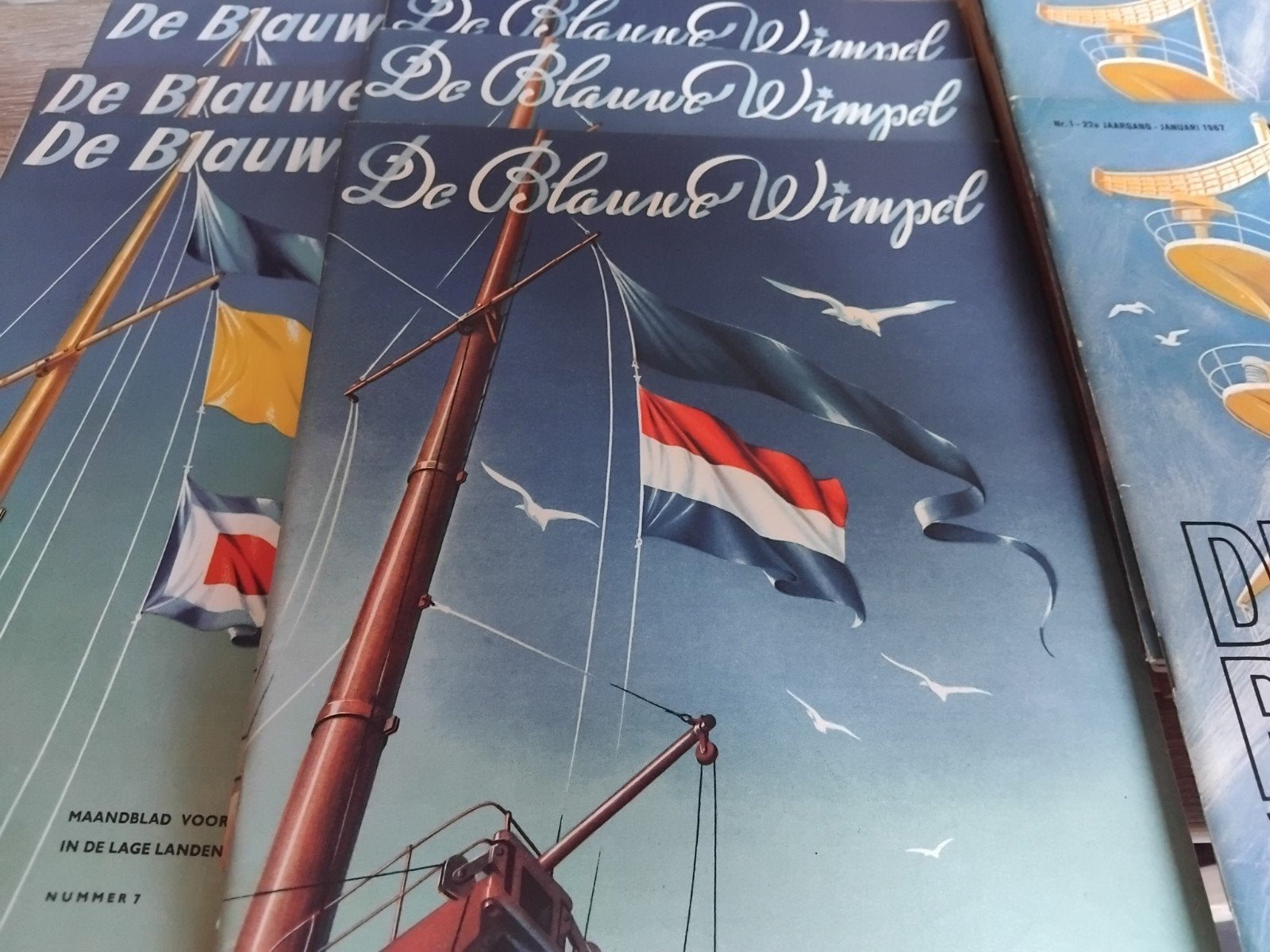 De Blauwe Wimpel - Maandblad voor Scheepvaart en Scheepsbouw, Boeken, Ophalen of Verzenden, Gelezen, Overige typen