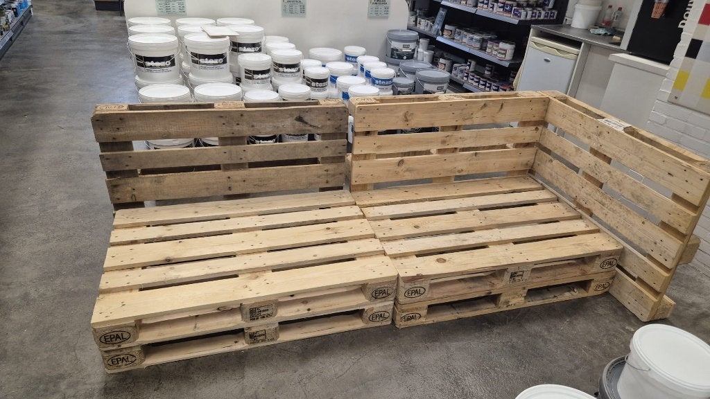 Europallets goede staat, Ophalen, Gebruikt, 50 mm of meer, Pallet