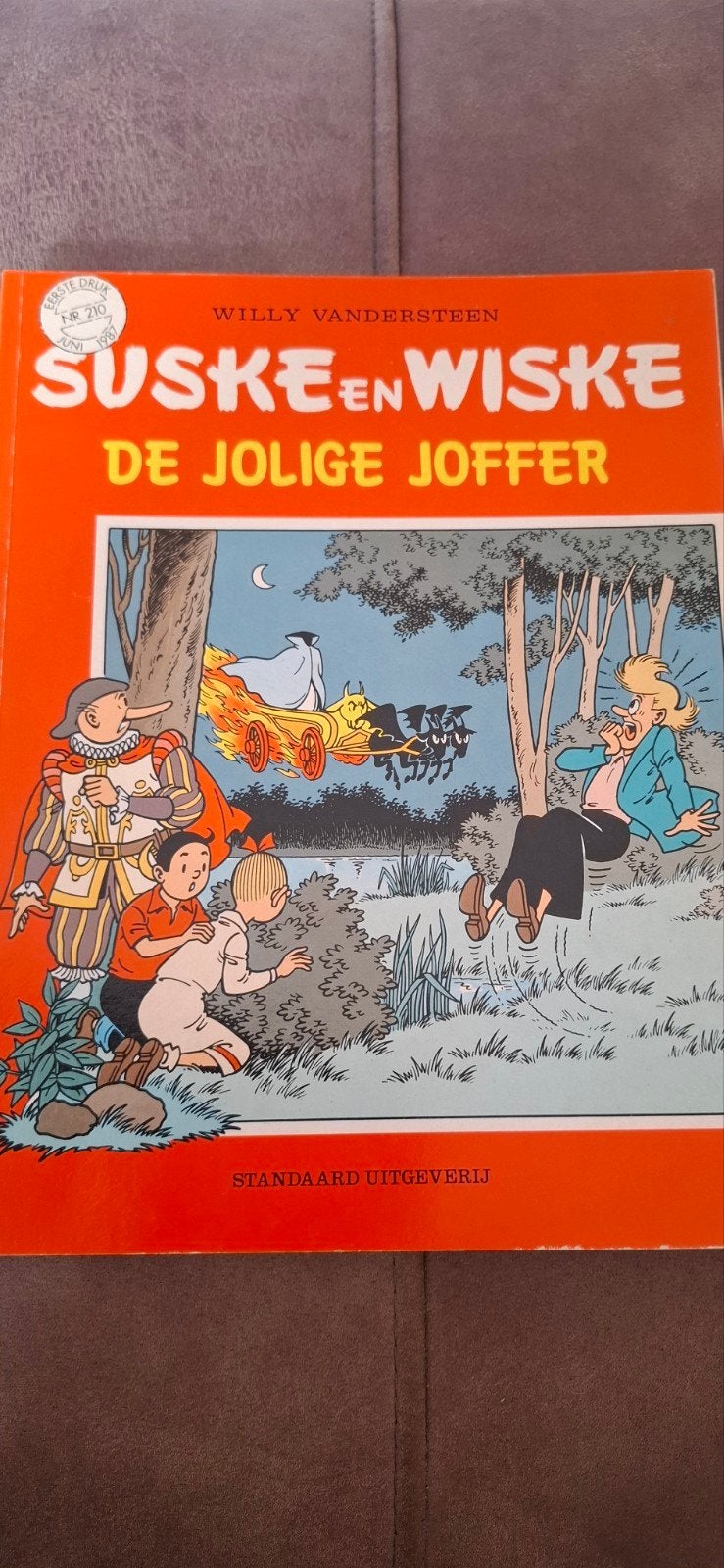 Suske en Wiske - De Jolige Joffer (Nr. 210, Eerste Druk), Eén stripboek, Ophalen of Verzenden, Gelezen, Willy Vandersteen