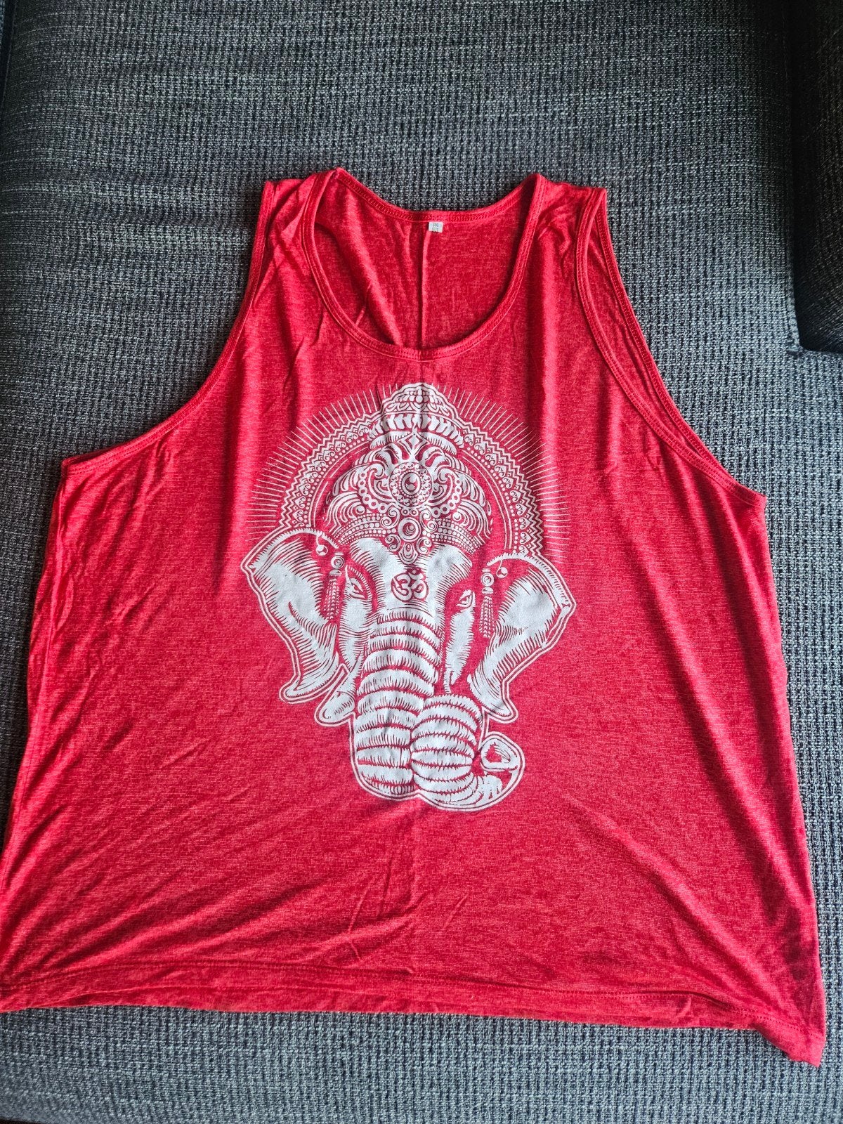 Rode Ganesha oversized top uit Thailand - One Size, Kleding | Dames, Ophalen of Verzenden
