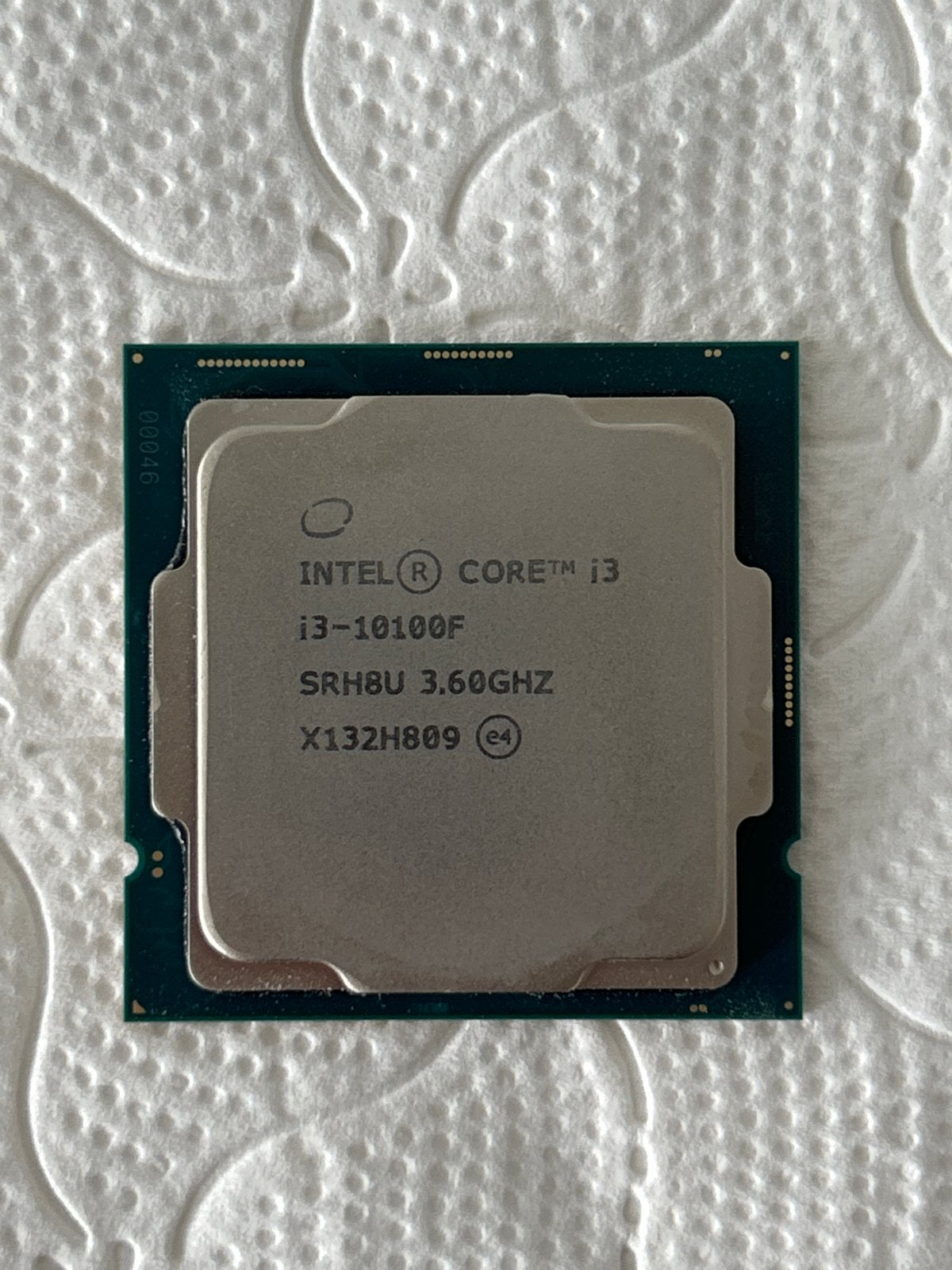 Intel Core i3-10100F Processor - 3.60GHz SRH8U, Computers en Software, Ophalen of Verzenden, Gebruikt, 4-core, 3 tot 4 Ghz