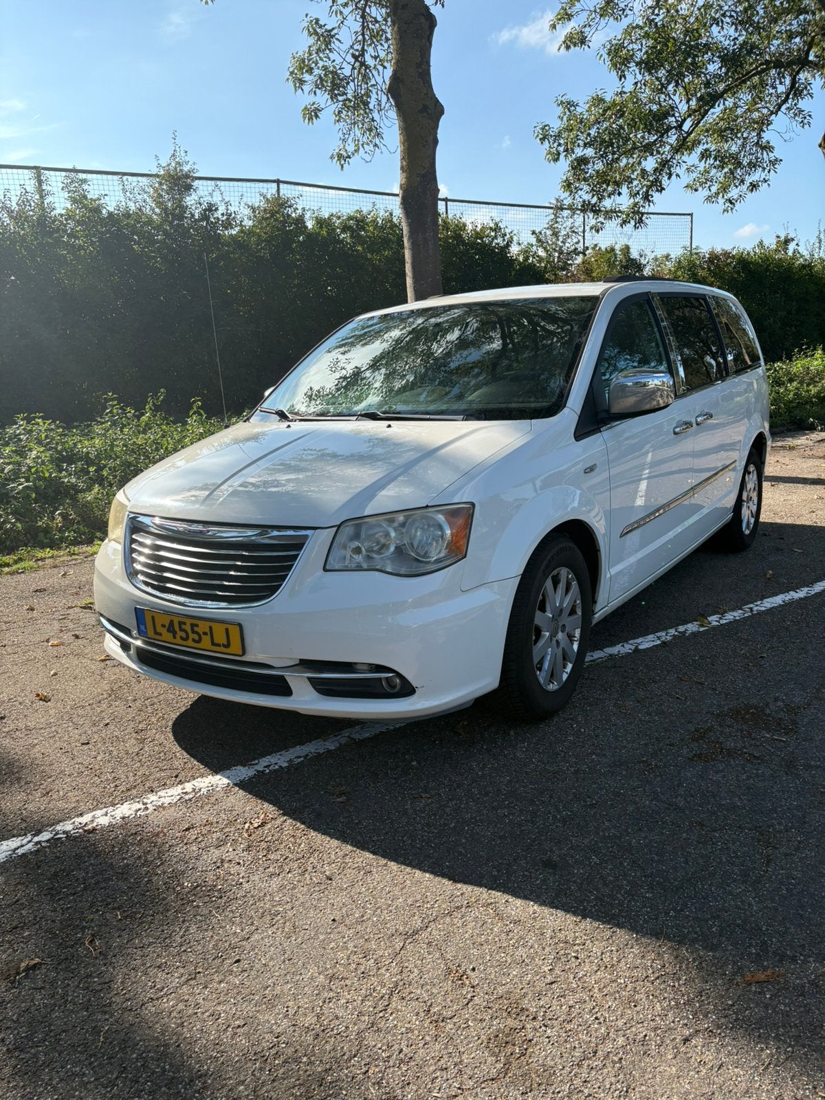 Chrysler Town and Country Limited Edition, Auto's, Grand Voyager, 7 stoelen, Wit, Leder