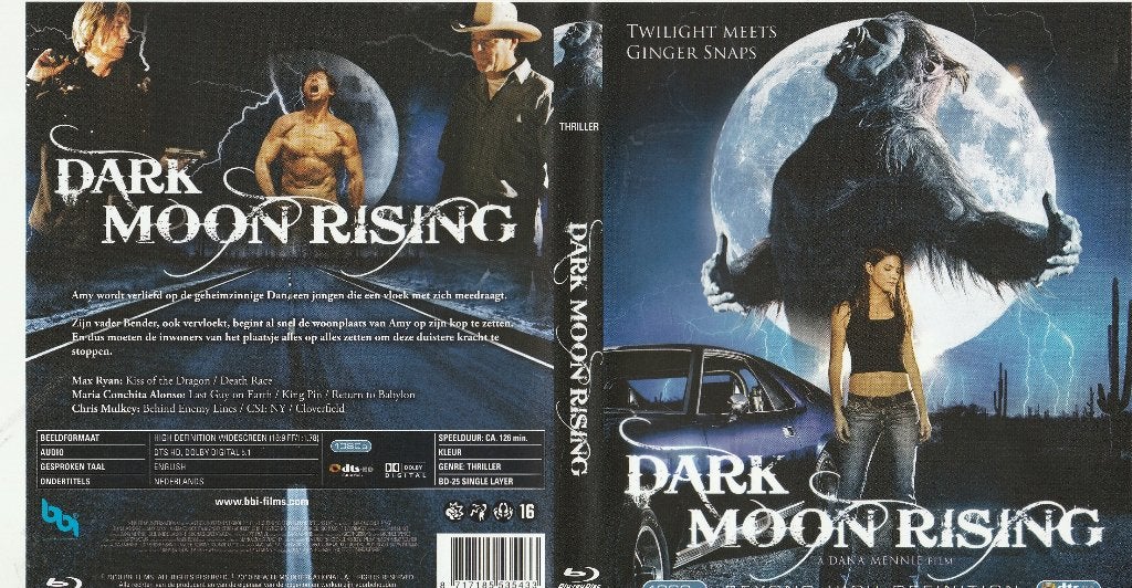 Dark moon rising blu ray ( ned. Ondert. ), Ophalen of Verzenden, Zo goed als nieuw, Actie