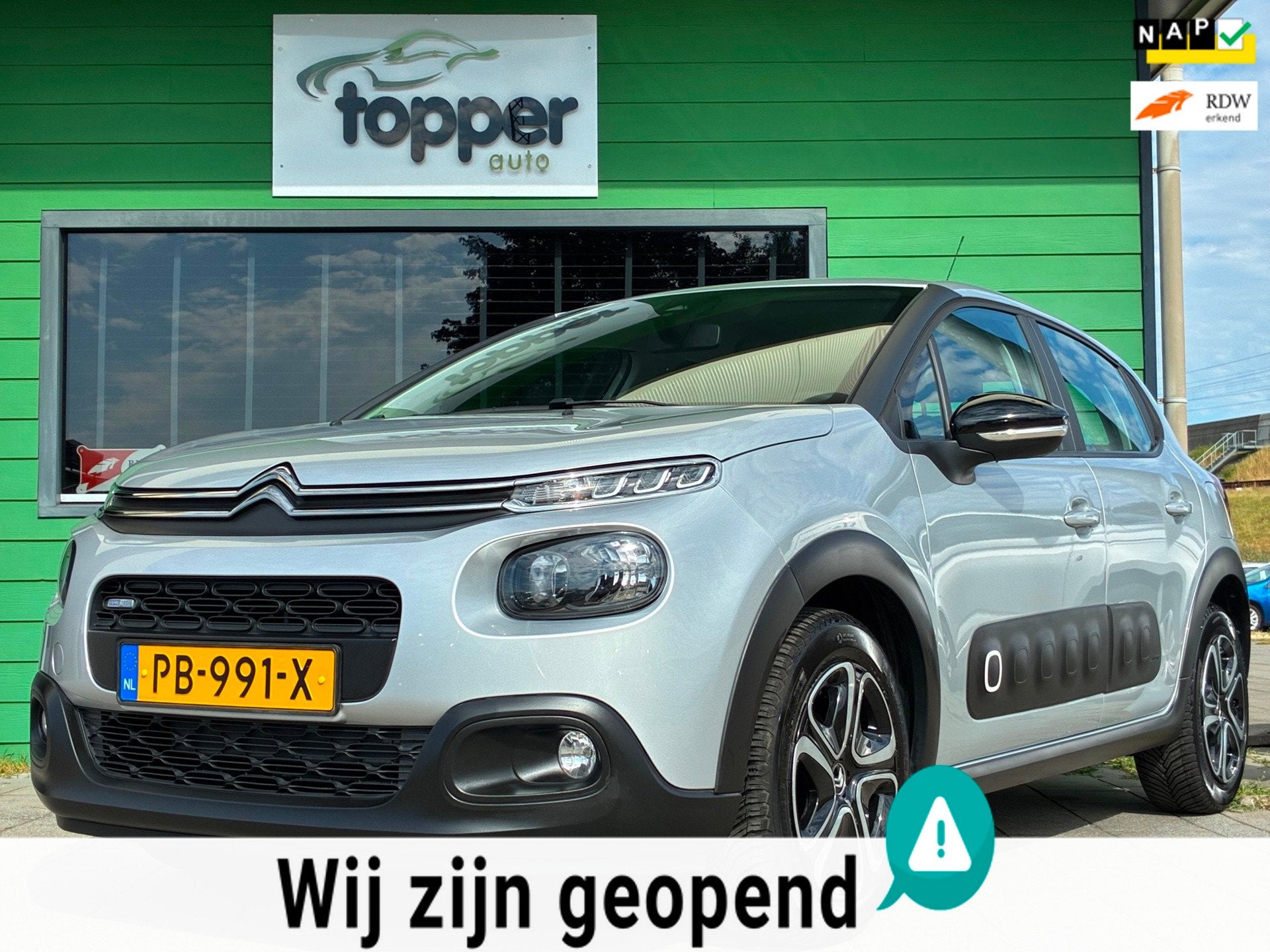 Citroen C3 1.2 PureTech Feel|Navigatie|CruiseControl|PDC|Cli, 450 kg, Euro 6, 1199 cc, 82 pk