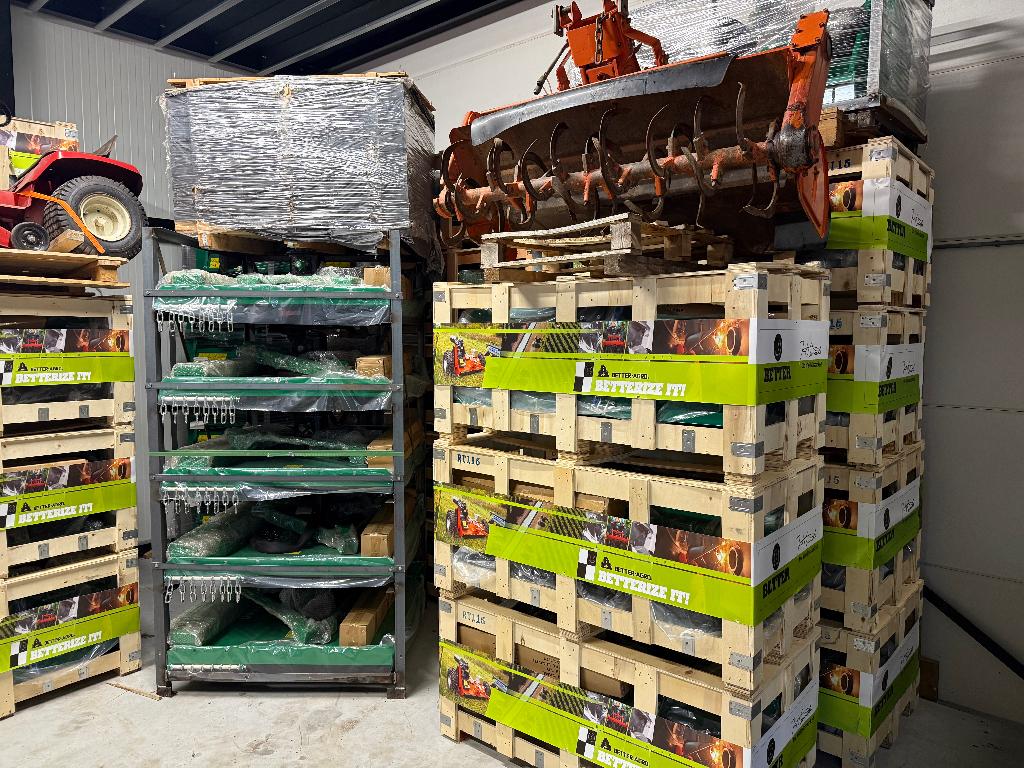 Klepelmaaier verstek grondfrees bloter grondbak weidesleep, Ophalen, Glastuinbouw, Grondbewerking