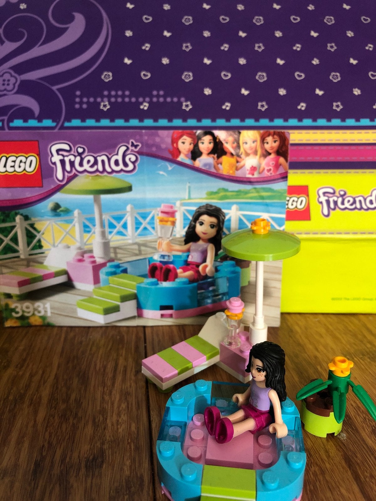 Lego Friends 3931 Emma's Zwembad, Lego, Friends, Ophalen of Verzenden, Zo goed als nieuw