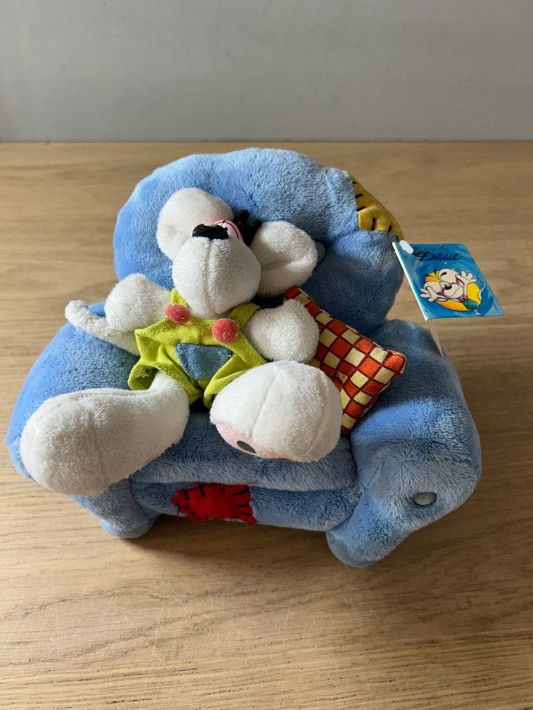 Diddl Knuffel - Diddl op de bank, Ophalen of Verzenden, Zo goed als nieuw, Knuffel