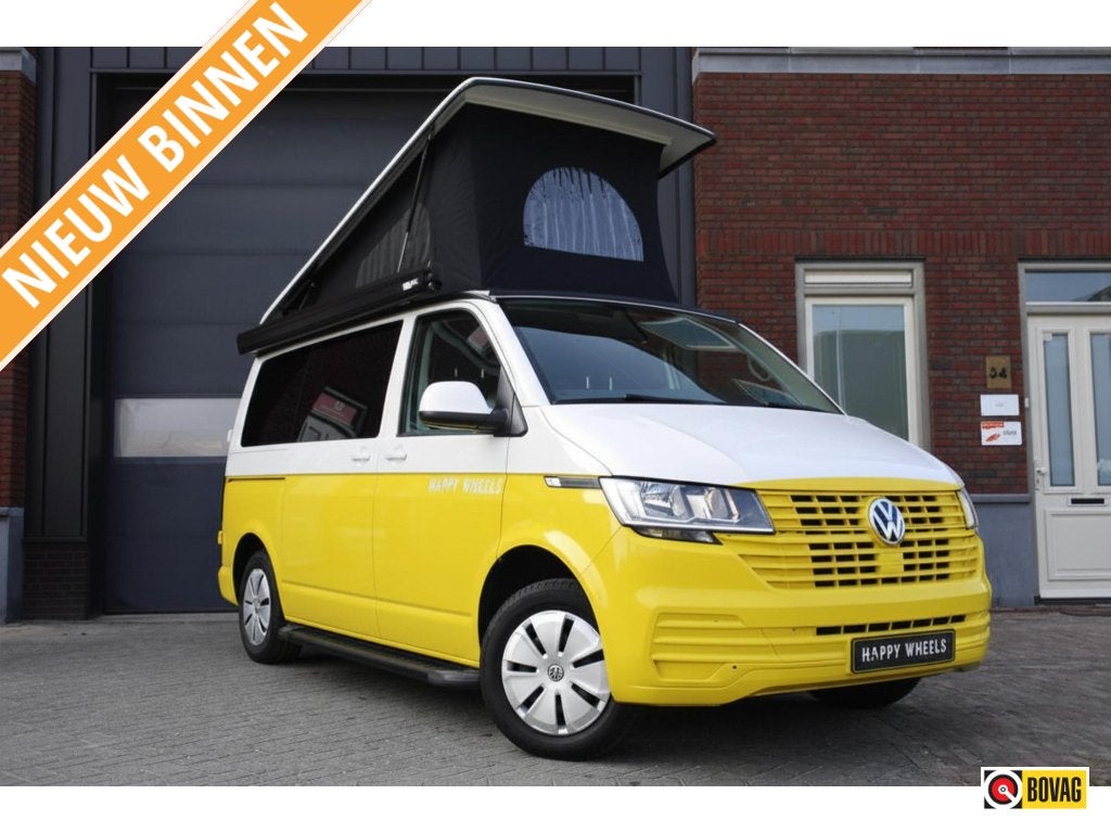 Volkswagen Transporter T6 buscamper 2016 96500km, Buscamper of Camperbus, Volkswagen, Bedrijf, Alarm