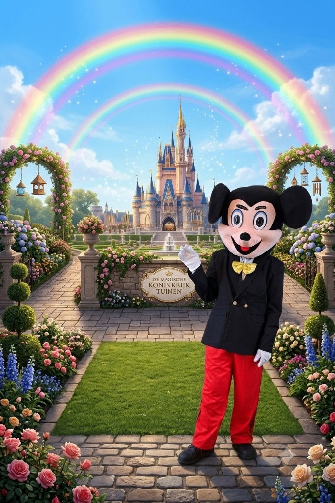Mickey Mouse mascotte, Hobby en Vrije tijd, Ophalen of Verzenden, Zo goed als nieuw, Verjaardag
