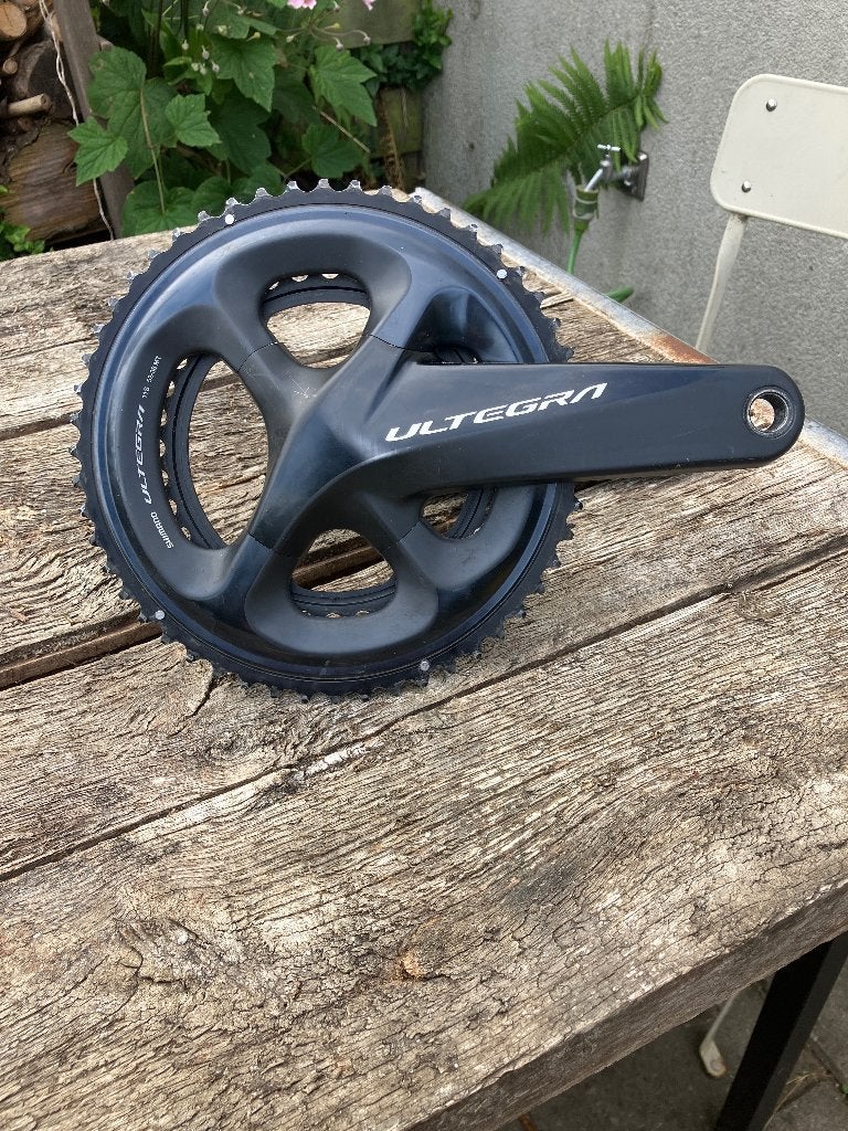 Ultegra r8000 crankstel 170 mm, Crankstel of Pedalen, Ophalen of Verzenden, Zo goed als nieuw, Shimano