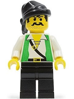 Lego Pirates Minifigs 6289 Red Beard Runner, Kinderen en Baby's, Speelgoed | Duplo en Lego, Lego, Zo goed als nieuw, Minifiguur