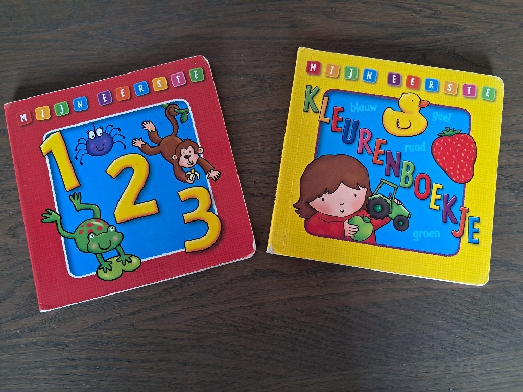 K135 Boekjes "Mijn eerste....", Gelezen, Kalshoven Productions, 6 tot 12 maanden, Ophalen of Verzenden