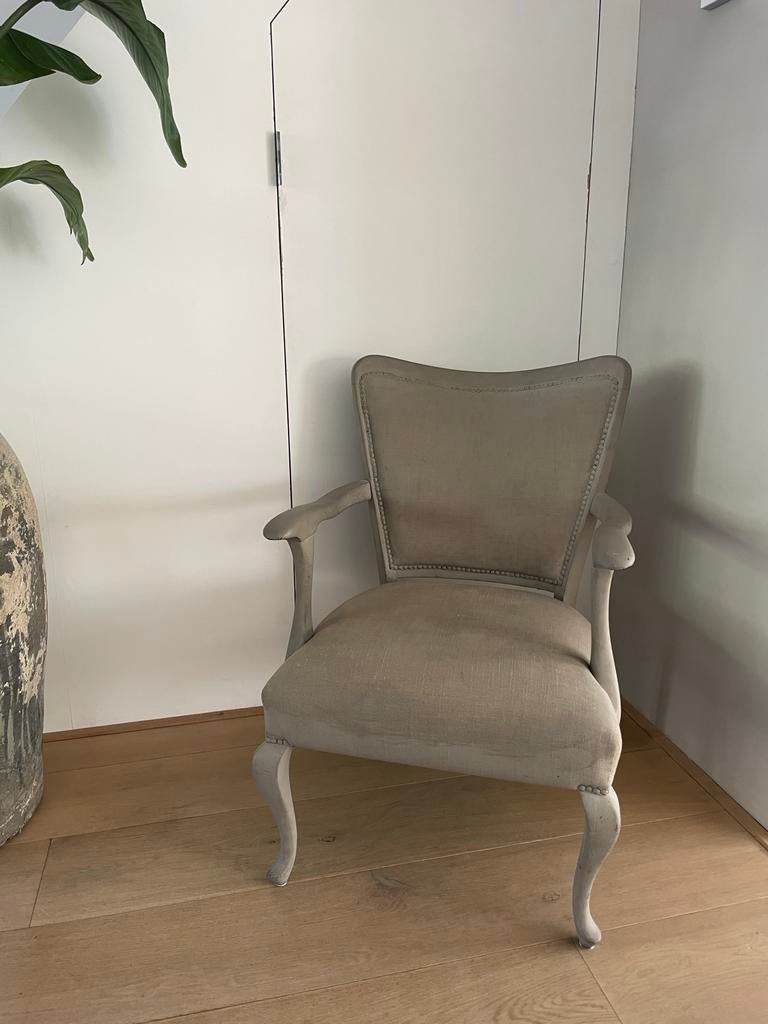 Brocante Queen Ann stoel - opknapper, Ophalen
