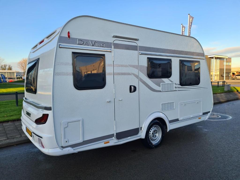 Tabbert Da Vinci 390 QD Met voortent!, Caravans en Kamperen, Bedrijf, Treinzit, Tot en met 3, 4 tot 5 meter