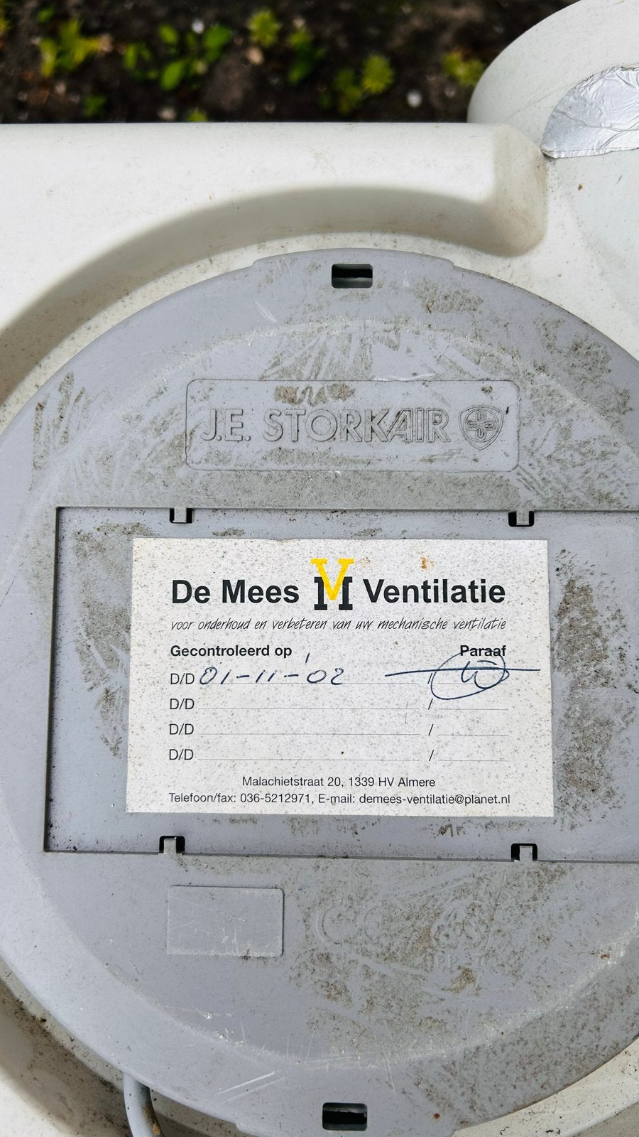 JE Storkair Ventilator / Afzuiger - Goede Staat, Ophalen of Verzenden, Gebruikt, Ventilator en Afzuiger