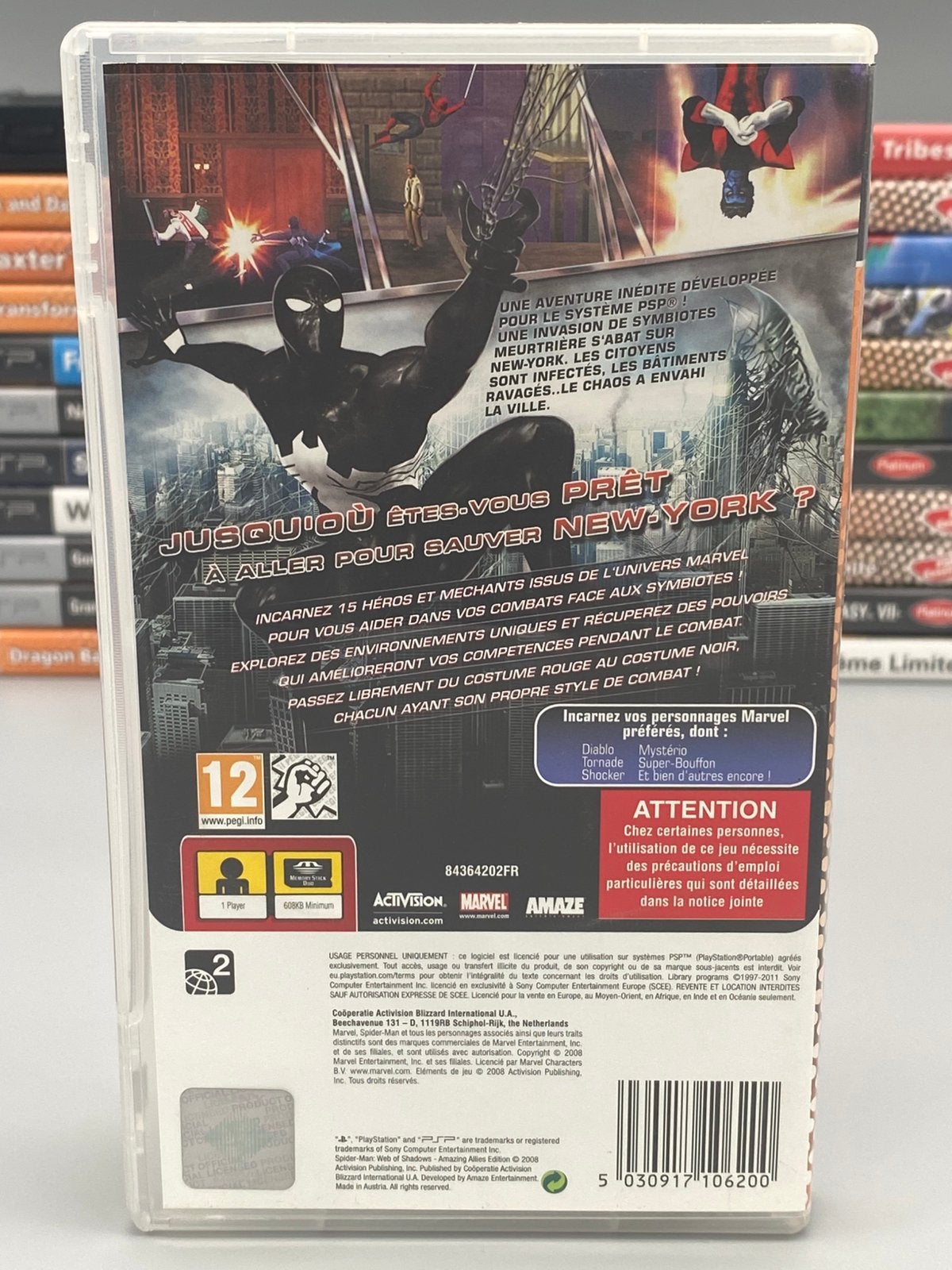 Spider-Man Web Of Shadows - PSP PlayStation Portable Game, Avontuur en Actie, Activision, 1 speler, Ophalen of Verzenden