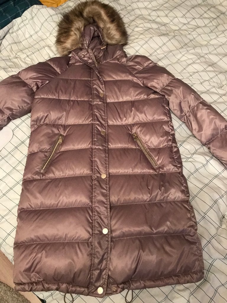 Beaumont jas donzen winterjas donsjas down jas taupe maat 38, Kleding | Dames, Maat 38/40 (M), Bruin, Beaumont, Nieuw