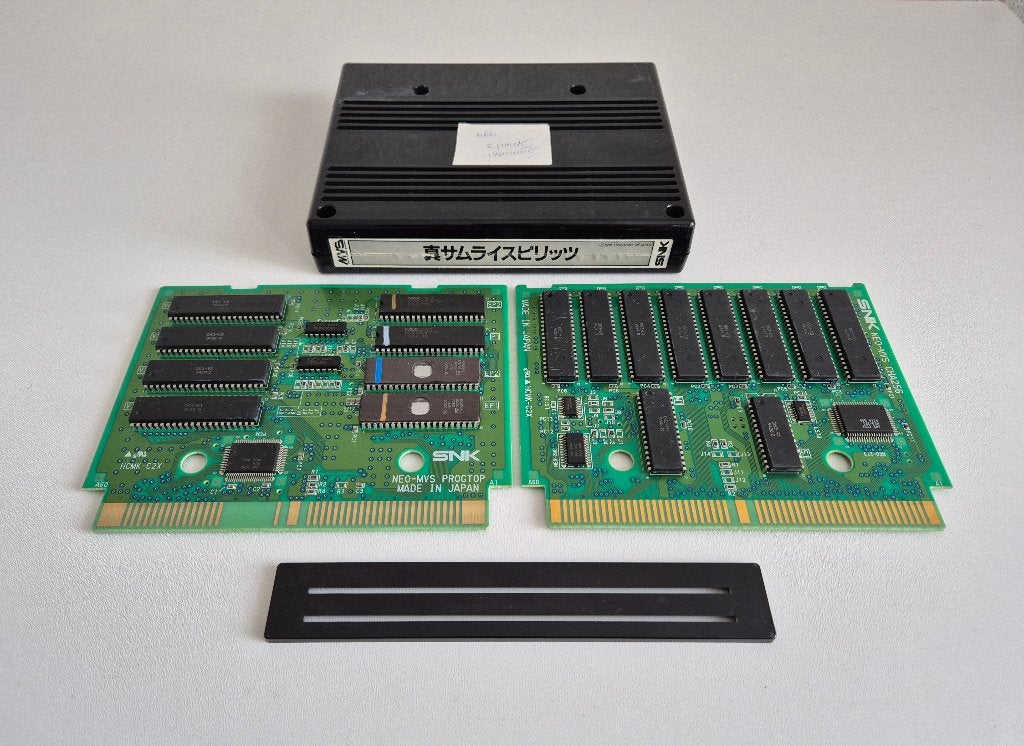 Samurai Spirits / Shodown SNK Neo Geo MVS Game Cartridge, Gebruikt, Vechten, 1 speler, Ophalen of Verzenden