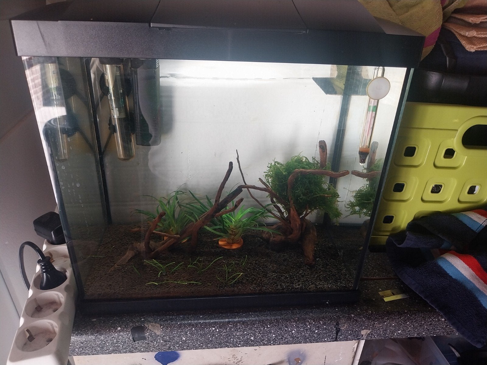 kleine SuperFish aquarium 35x32x22, Dieren en Toebehoren, Vissen | Aquaria en Toebehoren, Ophalen, Inclusief toebehoren, Zo goed als nieuw